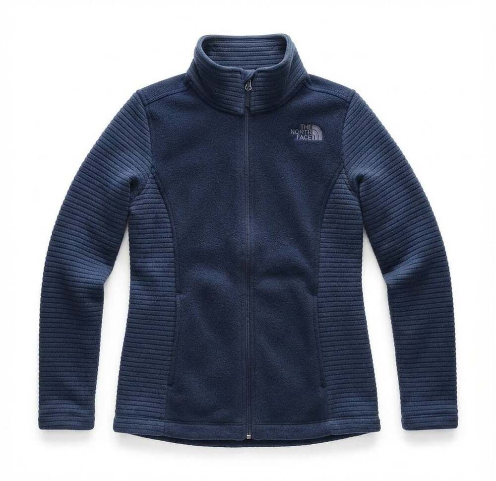 The North Face Indi Full Zip Fleece Jacket Size Small Blue